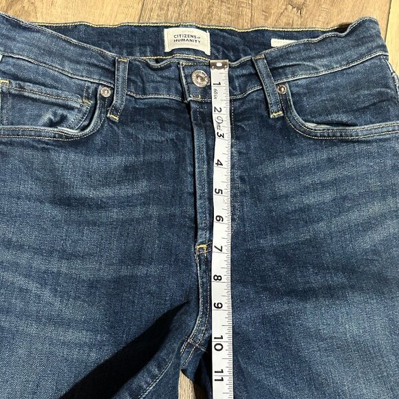 Citizens of Humanity EMERSON Button-Fly Crop Slim Boyfriend Jeans Size 26 ~ EUC - Picture 10 of 14